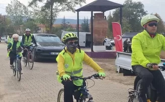 Bilecik’te pedallar Kınık için çevrildi