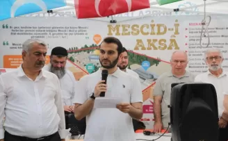 BTÜ’lü öğrenciler Filistin için nöbette