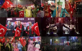 Bursa’da Cumhuriyet coşkusu