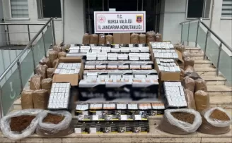 Bursa Gemlik’te kaçak tütün operasyonu