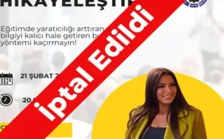 Bursa İnegöl’de “Öğretimde Hikayeleştirme” semineri ertelendi