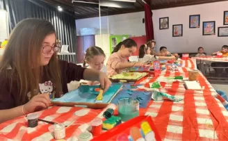 Bursa İnegöl’de sömestir tatili sanatla renklendi