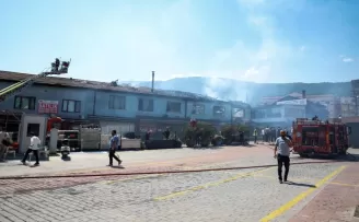Bursa İtfaiyesi’nden Kayhan’daki yangına hızlı müdahale