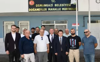 Bursa Osmangazi’de Başkan Aydın’ın durağı Doğanevler oldu