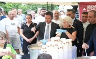 Bursa Osmangazi’den aşure bereketi Küplüpınar’da paylaşıldı