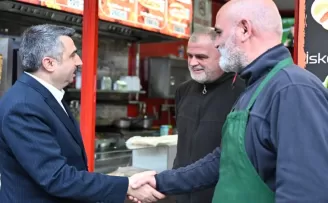 Bursa Yıldrırım’da Başkan Yılmaz komşu ziyaretinde