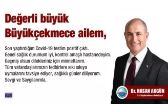 Büyükçekmece Belediye Başkanı korona virüse yakalandı

