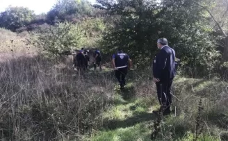 Büyükçekmece’de havadan ve karadan ‘boz ayı’ arama çalışmaları
