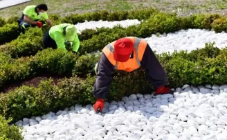 Büyükşehir’den kuru peyzaj
