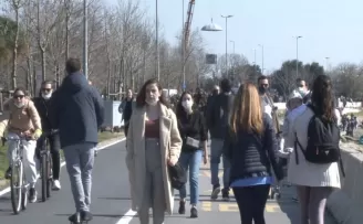 Caddebostan’da korkutan manzara
