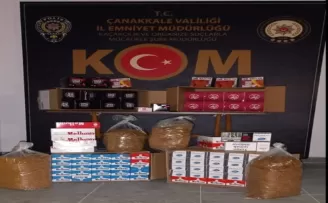 Çanakkale’de kaçak sigara operasyonu

