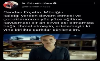 Candan Erçetin’den aşı mesajı
