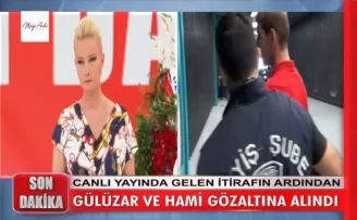 Canlı yayında şok itiraf sonrası gözaltı
