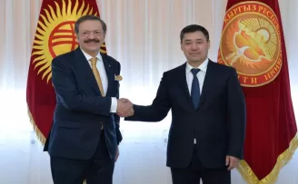 Caparov, Türk işadamlarını Kırgızistan’a yatırıma çağırdı
