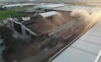 Çatalca’da saat fabrikasında yangın
