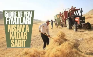 Çiftçiye müjde: Gübre ve yem fiyatları Nisan'a kadar sabit!