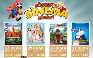 Çiğli’de yarıyıl tatili sinema ve eğlenceyle şenleniyor