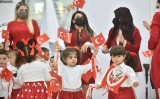 Çocuk gündüz bakımevlerinde Cumhuriyet Bayramı coşkusu
