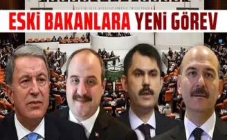 Cumhurbaşkanı Erdoğan Açıkladı! Eski Bakanlara Yeni Görev