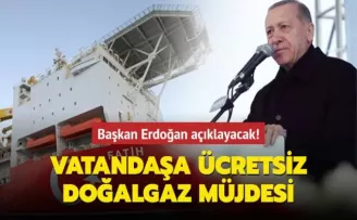 Cumhurbaşkanı Erdoğan’dan Doğalgaz Müjdesi!