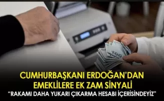 Cumhurbaşkanı Erdoğan’dan Emeklilere Zam Müjdesi!
