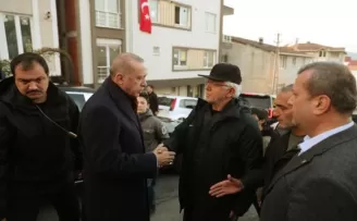 Cumhurbaşkanı Erdoğan’dan İdlib şehidinin evine ziyaret
