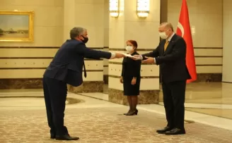 Cumhurbaşkanı Erdoğan, Danimarka Büyükelçisini kabul etti
