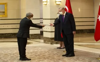 Cumhurbaşkanı Erdoğan, Etiyopya Büyükelçisini kabul etti
