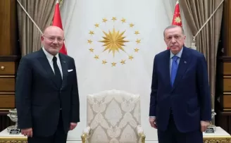Cumhurbaşkanı Erdoğan Ferit Şahenk’i kabul etti
