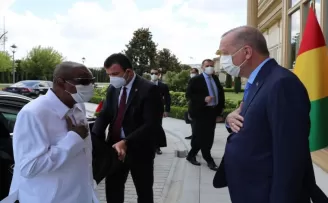 Cumhurbaşkanı Erdoğan, Gine Cumhurbaşkanı Alpha Conde’yle görüştü
