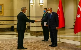 Cumhurbaşkanı Erdoğan, Libya Büyükelçisini kabul etti
