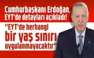 CUMHURBAŞKANI ERDOĞAN MÜJDEYİ VERDİ! EYT HAYIRLI OLSUN