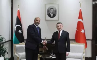 Cumhurbaşkanı Yardımcısı Oktay, Libya heyetini kabul etti
