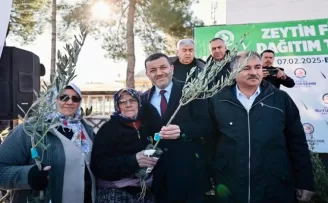 Denizli’de üreticiye 100 bin zeytin fidanı desteği