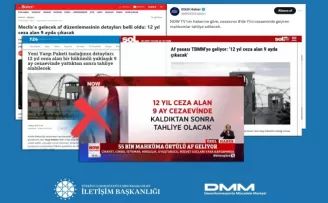 DMM: ’12 yıl ceza alıp 9 ay yatacak’ iddiası asılsız