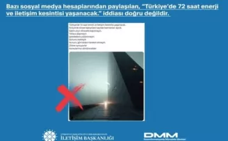 DMM’den, “enerji ve iletişim kesintisi yaşanacak“ iddiasını yanıt!