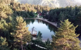 Doğa harikası Limni Gölü’ne ziyaretçi akını
