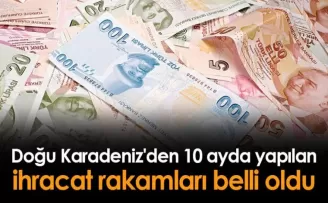 Doğu Karadeniz Bölgesinin İhracat Rakamları Belli Oldu!