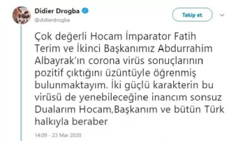 Drogba’dan Fatih Terim’e geçmiş olsun mesajı
