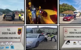 Düzce Jandarması’ndan şok uygulama... 29 aranan kişi yakalandı!