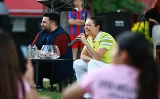 Efes Selçuk’ta Başkan Sengel gençlerle ’açık mikrofon’ söyleşisinde