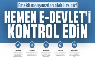 Emekli maaşınızdan olabilirsiniz! E Devlet’inizi kontrol edin!