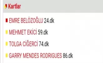 Emre Belözoğlu direkt kırmızı kart mı gördü?
