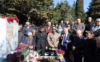 Emre Saltık vefatının 3. yılında kabri başında anıldı
