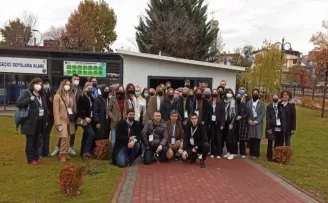 Erasmus öğrencilerine geri dönüşüm anlatıldı
