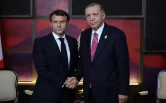 Erdoğan’dan Macron’a ’Filistin’ tebriği