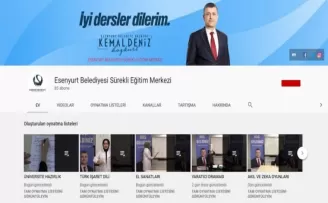 Esenyurt Belediyesi’nden online eğitim desteği
