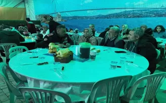 ESKAT, kurtardığı depremzedelerle iftar yaptı
