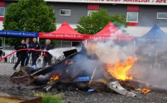 Eskişehir’de muhtarlara yangın eğitimi