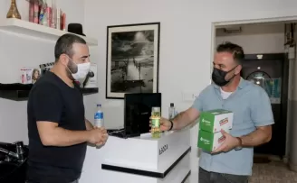 Esnafa hijyen seti desteği
